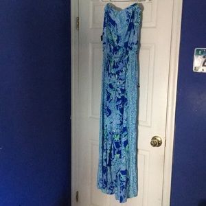 Lily Pulitzer strapless jumpsuit